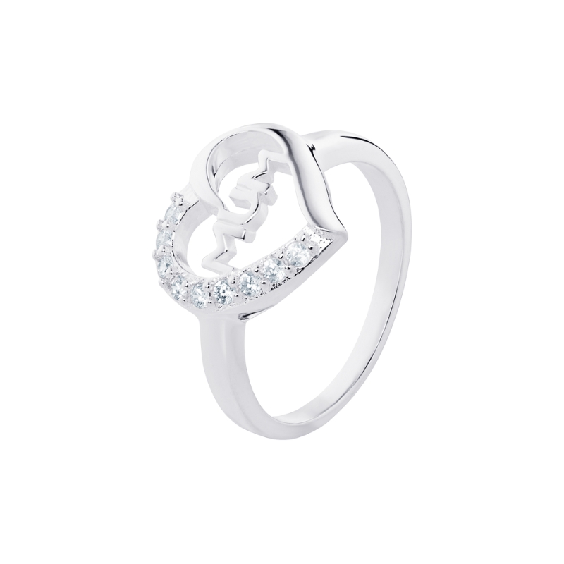 Mum Heart Ring