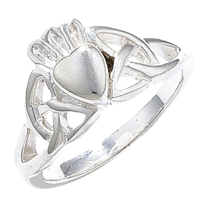 Claddagh Ring With Celtic Detail