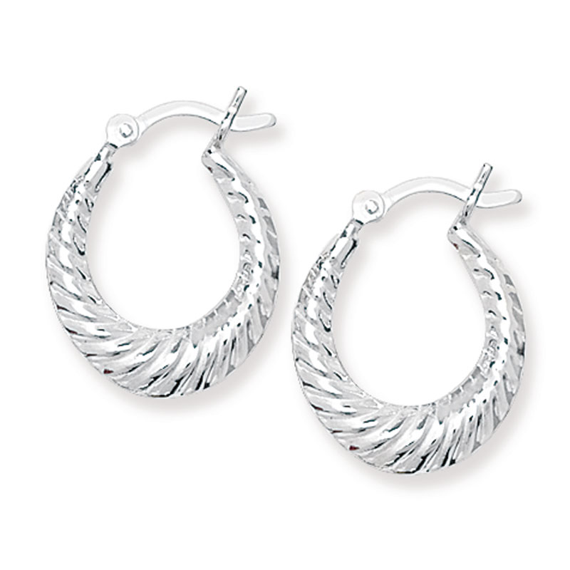 Silver Hoop Earrings