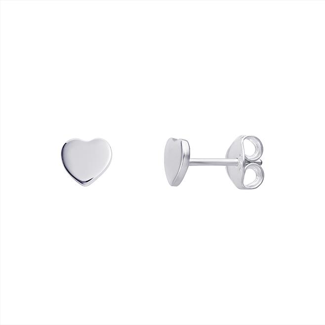 Plain Heart Earrings