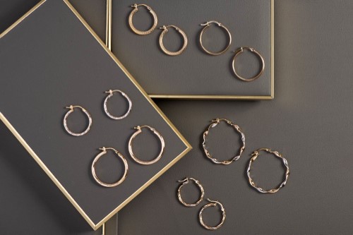 Gold Hoops / Sleepers - Jewellery wholesale 