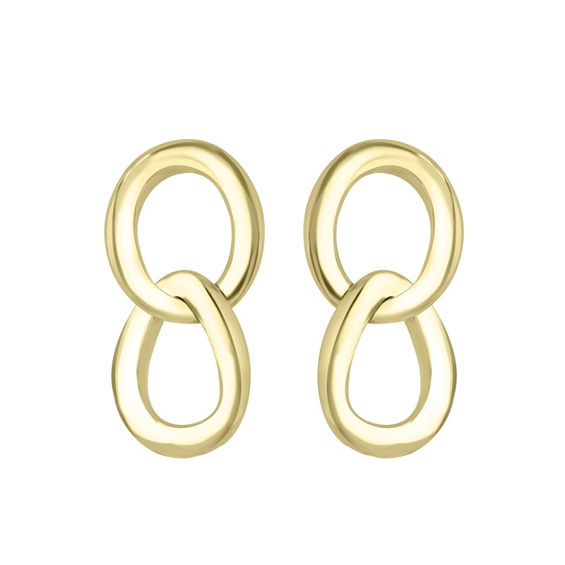 9ct Gold Double Drop Earrings