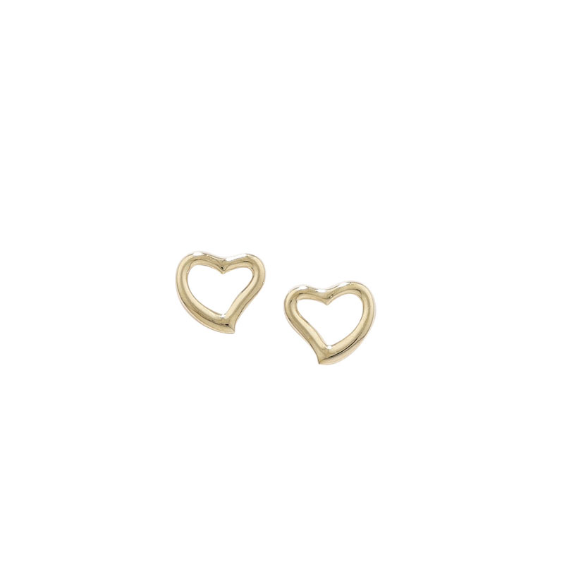 9ct Heart Earrings