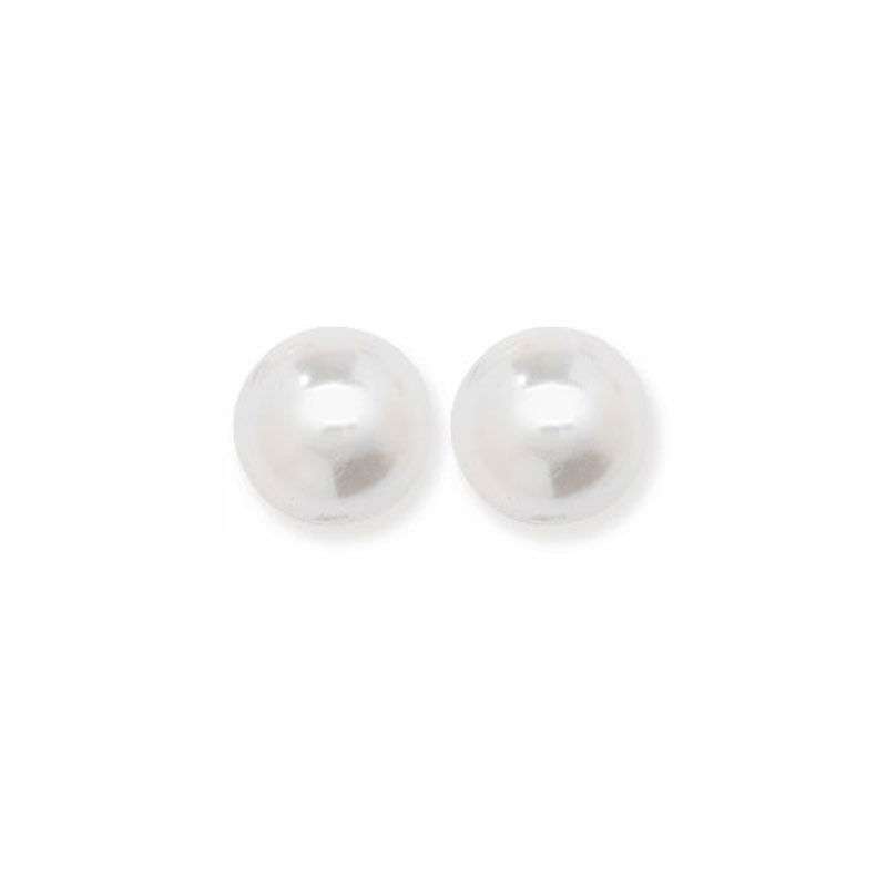 10mm Synthetic Pearl Stud Earrings