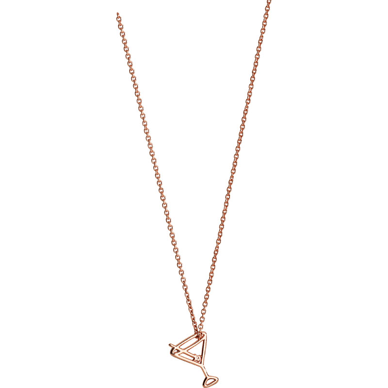 Rose Gold Cocktail Necklace