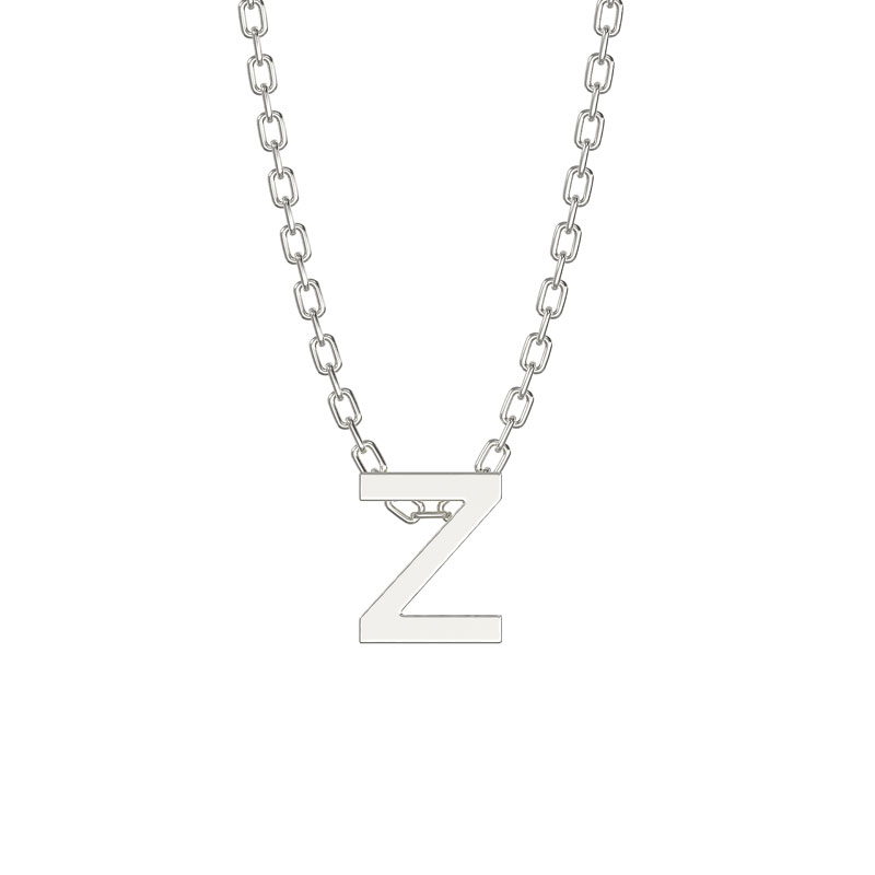 Initial Necklace Z